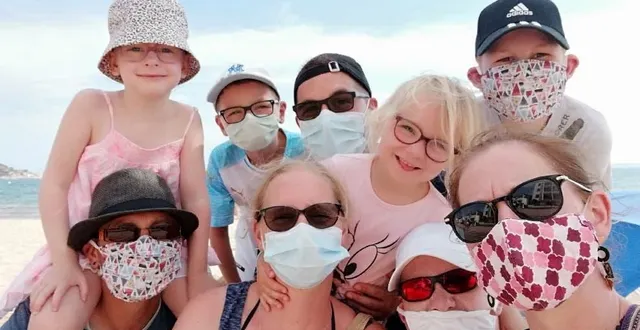 photo adrien trudelle et sa famille ont choisi l’espagne pour leurs vacances d’été. &copy; dr
