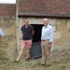 photo les organisateurs de la fête devant le four à pain communal.