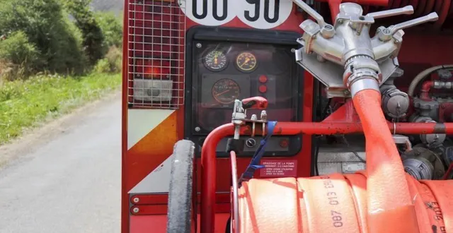 photo plusieurs véhicules de pompiers ont été dépêchés sur place. &copy; archives le maine libre - yvon loué