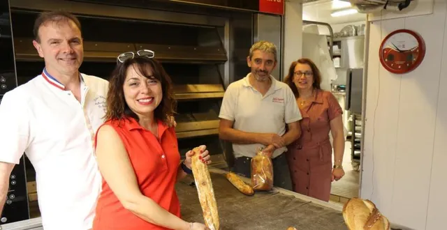 photo la semaine dernière, sylvie et fabrice huet ont accueilli pendant deux jours, didier chouët, meilleur ouvrier de france et vice-champion du monde en boulangerie. &copy; le maine libre