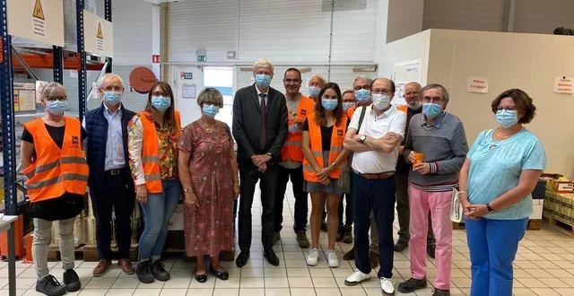 photo les nouveaux locaux de la banque alimentaire sont situés rue des grandes courbes &copy; photo conseil départemental de la sarthe