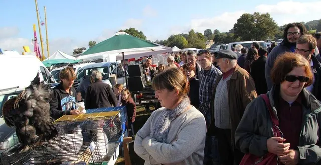 photo la foire saint-denis, à montilly-sur-noireau, est la plus grande manifestation commerciale de l’orne &copy; archives ouest-france