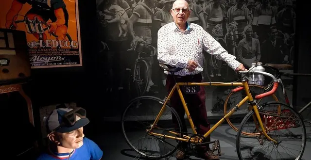 photo ivan bonduelle, une passion pour l’histoire du vélo et du tour de france. &copy; jérôme fouquet/ouest-france
