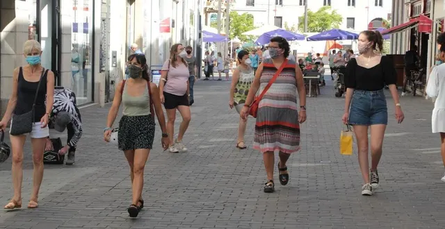 photo après le centre-ville du mans, le port obligatoire du masque s’étend à toutes les rues de la ville et à plusieurs communes sarthoises à partir de ce samedi 22 août 2020. &copy; ouest-france