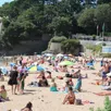 photo la plage de la noëveillard, à pornic, très prisée des touristes cet été.