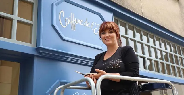 photo durant l’été 2020, amandine cousin a décoré les murs de sablé-sur-sarthe et de solesmes. &copy; ouest-france