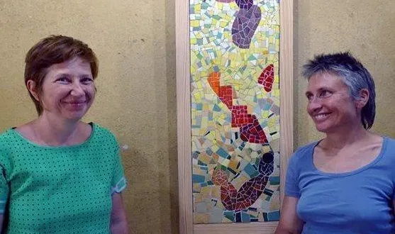 photo stéphanie lechevallier et pascale massard. &copy; le maine libre