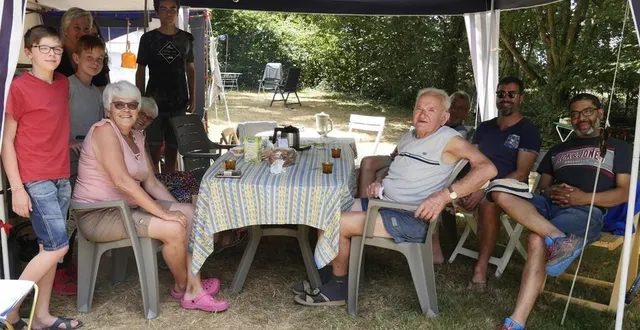 photo paul a l’habitude de venir au camping du lac depuis trente ans avec sa famille. &copy; le maine libre