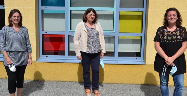 photo de gauche à droite : christine chaillou, ce2-cm1 ; christine têtu, cm2 ; laure bourasseau, remplacée par céline mignot en ce1-ce2 jusqu’au 17 septembre. &copy; ouest-france