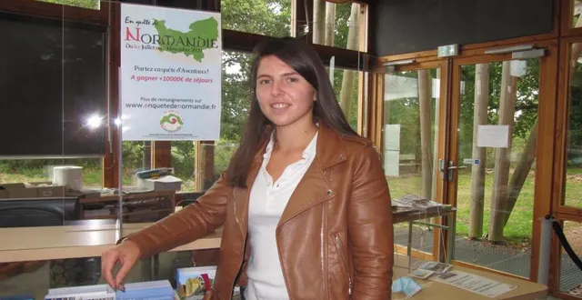 photo marie francillard, du bureau d’information touristique de roche d’oëtre, présente l’information : « ce jeu s’adresse à tous publics, les mineurs devant être accompagnés d’un adulte ». &copy; ouest-france