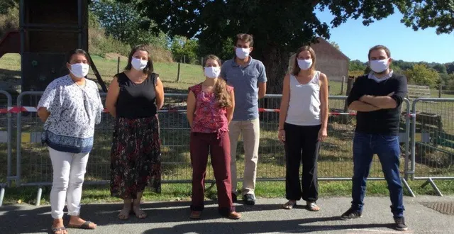 photo de gauche à droite : christine chechin, anaëlle belliot, cindy krasna, vincent martin, séverine guimond et julien fiévé. &copy; ouest-france