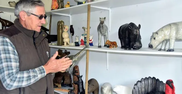 photo andré chambrier exposera pas loin d’une centaine de sculptures de taille plus modeste. &copy; le maine libre