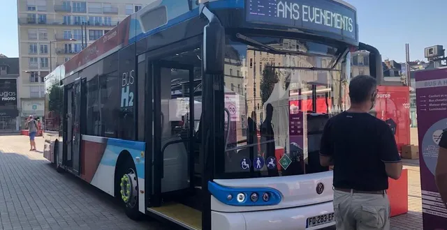 photo la ligne 17 sera la première à être équipée de bus à hydrogène, dès mercredi 16 septembre 2020, au mans. &copy; ouest-france