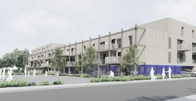 photo immeuble biosourcé porté par le groupe procivis, « quintescence » sera en grande partie en bois. &copy; image de synthèse procivis