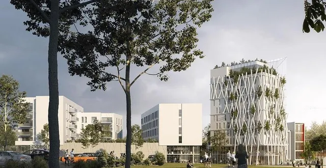 photo la tour tip sera le premiers des projets lauréats du concours imagine angers à sortir de terre. &copy; rolland & associés