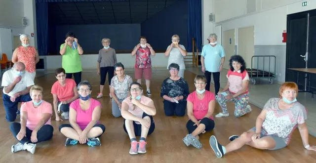 photo une nouvelle façon de faire de la gym, adoptée à l’unanimité par le groupe. &copy; le maine libre