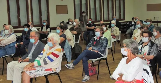 photo un exposé suivi avec grand intérêt. &copy; le maine libre