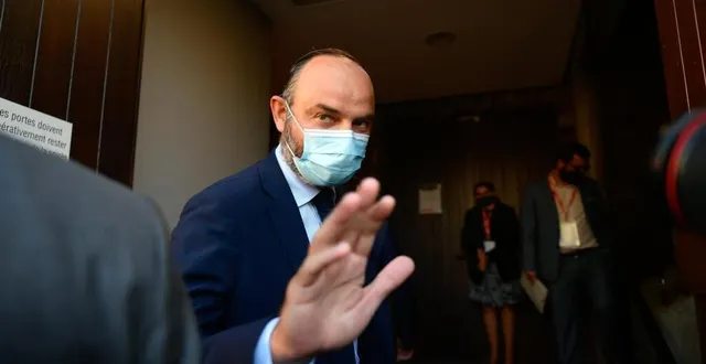 photo l’ancien premier ministre édouard philippe s’est exprimé lors de l’assemblée de « la république des maires », qui se tenait à huis clos à angers, hier. &copy; franck dubray / ouest france