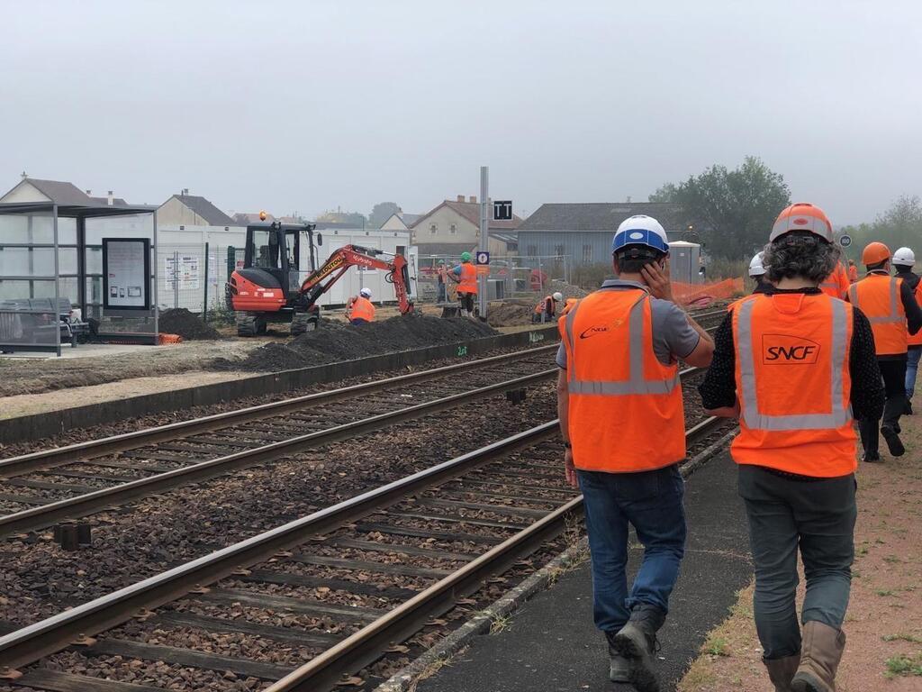 Gare D Commoy Du Retard Dans Les Travaux La R Ouverture De La Ligne