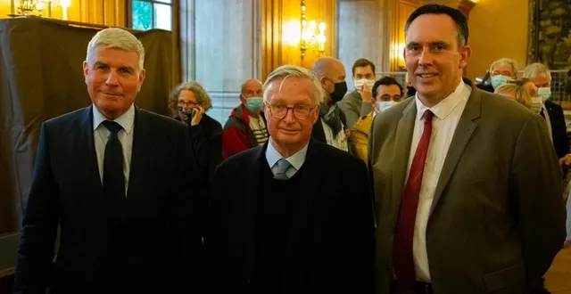 photo jean-pierre vogel, louis-jean de nicolaÿ et thierry cozic. &copy; clément szczuczynski