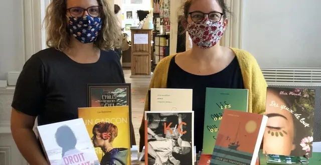 photo le mans, vendredi 25 septembre 2020. amélie et hélène de la librairie récréalivres participent à l’organisation d’un nouveau prix littéraire. &copy; photo le maine libre