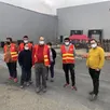 photo une dizaine de salariés cgt a bloqué l’accès des camions à l’entrepôt earta de voivres-lès-le-mans, ce mardi 29 septembre 2020, pendant que l’activité se poursuivait à l’intérieur. ils veulent reconduire le mouvement.