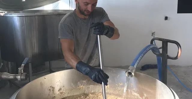 photo l’aventure prend corps officiellement le 9 août lors de son premier brassage professionnel.a &copy; nais bednarowicz