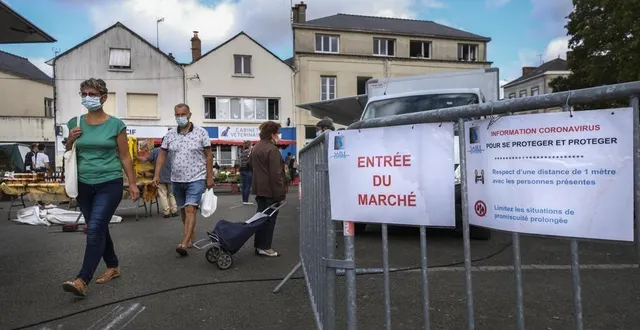 photo onze communes sont concernées par le port du masque obligatoire. &copy; archives le maine libre – denis lambert