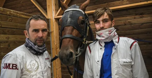 photo le mans, hier.j ean-michel bazire et son fils, nicolas, également driver. &copy; le maine libre – denis lambert