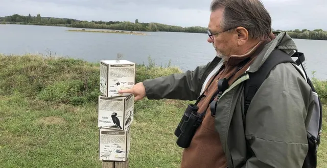 photo jacky melocco, président la ligue de protection des oiseaux de la sarthe, encadrera la visite du dimanche. &copy; ouest-france