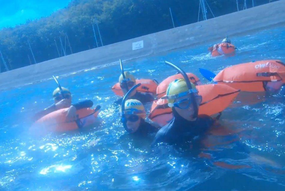 Vannes. Le Neptune Club préfère le Golfe du Morbihan à la piscine. Sport -  