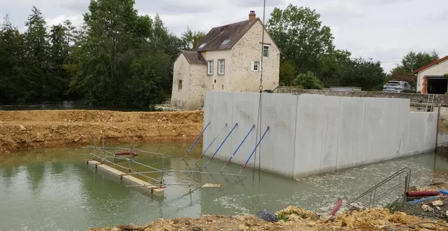 photo le bâtiment de la nouvelle centrale a été entièrement construit. &copy; le maine libre