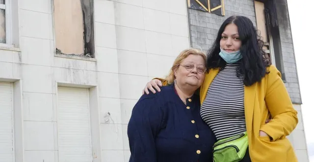 photo séverine vernet et sa fille lise tiennent grâce à l’élan de solidarité. &copy; le maine libre