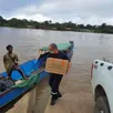 photo les voyages en pirogue n’étaient pas de tout repos.