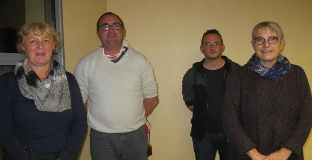 photo le nouveau bureau du comité des fêtes : de gauche à droite, sylvie brouard, jérôme prémartin, thomas letessier et martine falcoz. &copy; ouest-france