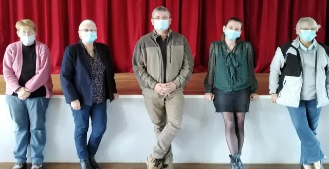 photo de gauche à droite : sylviane selles, régine baloche, denis charlot, céline béguin et catherine chartrain. &copy; ouest-france