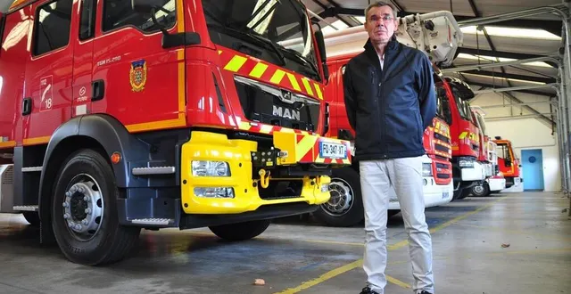 photo le lieutenant patrice gueffier est à la retraite depuis le 1er octobre 2020. il avait commencé sa carrière avec les sapeurs-pompiers de paris. &copy; le maine libre