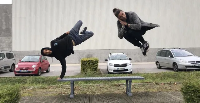 photo jessy vong et damien guillet, membre de l’association mouvement hip-hop alençon. &copy; ouest-france