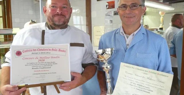 photo laurent louvel est le nouveau salarié de françois chassais qui rajoute deux médailles à son palmarès. &copy; le maine libre