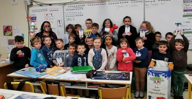 photo les élèves de l’école du sacré-cœur. &copy; ouest-france