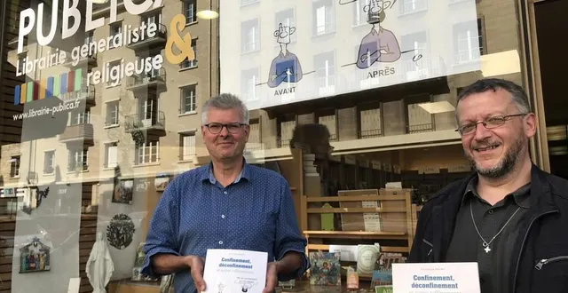 photo christophe scelles, patron de la librairie généraliste et religieuse publica, s’est lancé dans l’édition, en publiant l’ouvrage du père christophe peschet. &copy; ouest-france