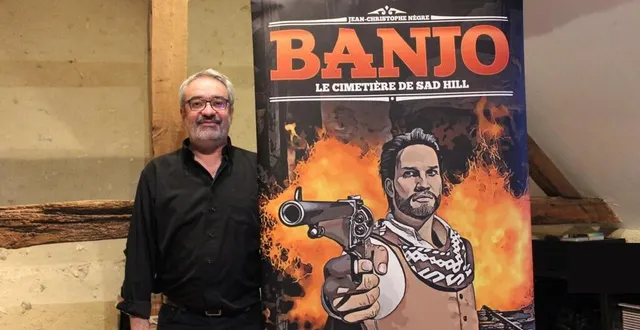 photo dans sa bd, jean-christophe jouanneau évoque une amérique du nord uchronique. &copy; le maine libre