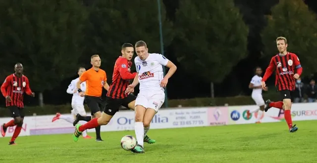photo louis duval et les flériens ont manqué une belle occasion de conforter leur première place au classement. &copy; archives serge ruer/ouest-france