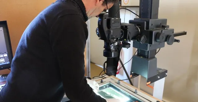 photo sablé-sur-sarthe accueille le centre technique de la bnf depuis 1979. &copy; archives ouest-france