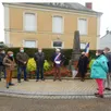 photo en petit comité, la municipalité coulongeoise a souhaité rendre hommage à samuel paty devant le monument aux morts.