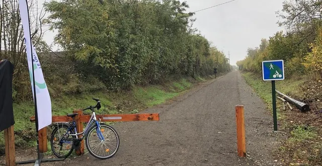 photo la voie verte reliant alençon (orne) à pré-en-pail-saint samson (mayenne) a été inaugurée ce mardi 27 octobre 2020. &copy; ouest-france