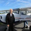 photo roger bellanger à l’aéroclub de mortagne-au-perche en septembre 2019.
