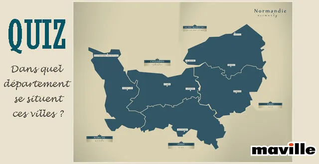 photo confiquiz. dans quel département de normandie se situent ces villes ? &copy; werbeantrieb sur istock