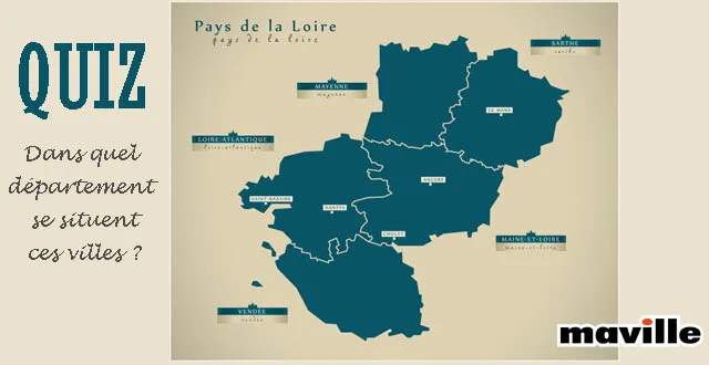 photo confiquiz. dans quel département des pays de la loire se situent ces villes ? &copy; werbeantrieb sur istock