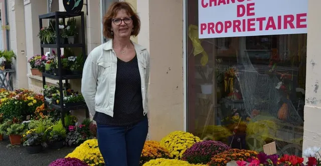 photo laurence boussard, fleuriste, s’adapte aux mesures de confinement. &copy; le maine libre